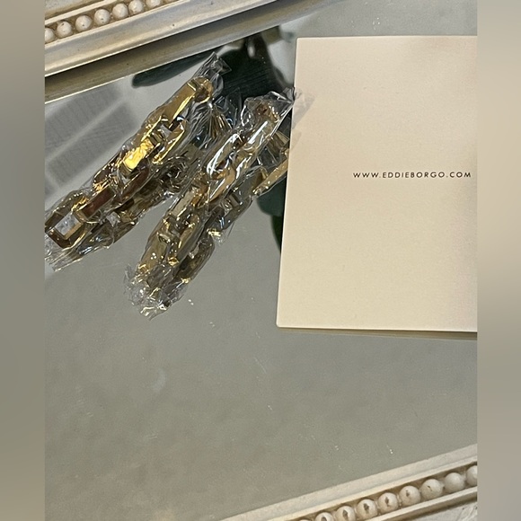 Chain Link Statement Earrings - Eddie Borgo - Picture 8 of 11